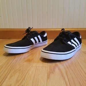 Adidas SEELEY Canvas Shoes, Black